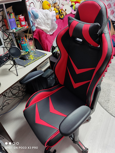 Компьютерное кресло Racer черное / бежевое фото покупателя 88