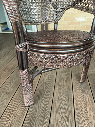 Кофейный комплект из ротанга Pelangi/Пеланги walnut грецкий орех фото покупателя 10