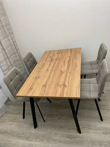 Комплект стульев Чилли 4 шт темно-серый / черный фото покупателя 150