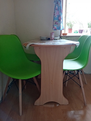 Пластиковый стул Eames PC-015 желтый фото покупателя 341