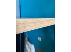 Стол Тринити Лофт 120 32 мм бетон / черный матовый фото покупателя 184