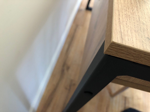 Письменный стол Леон Лофт бетон / черный матовый фото покупателя 128