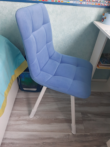 Стул на металлокаркасе Чилли зеленый / черный фото покупателя 1201