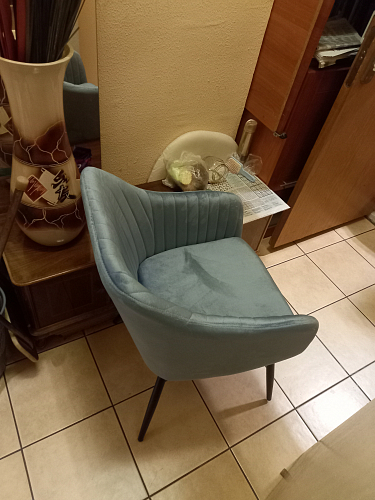 Стул на металлокаркасе Slam dark beige фото покупателя 117