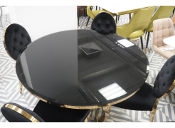 Стол Twist gold / black из шоурума 3