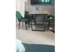 Стол Лота Лофт 140 25 мм юта / белый матовый фото покупателя 158