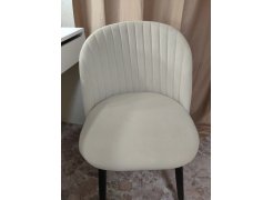 Стул на металлокаркасе Gabi 1 gray / black фото покупателя 304