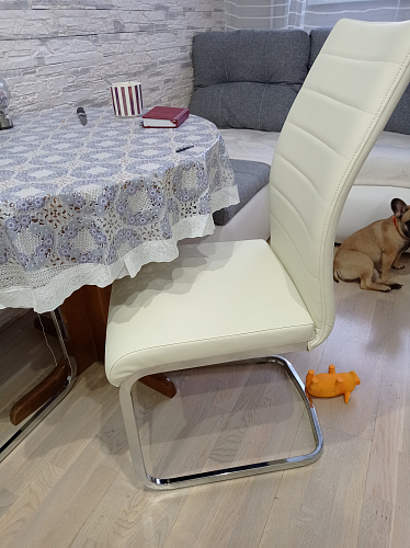 Стул Basit light grey fabric фото покупателя 6