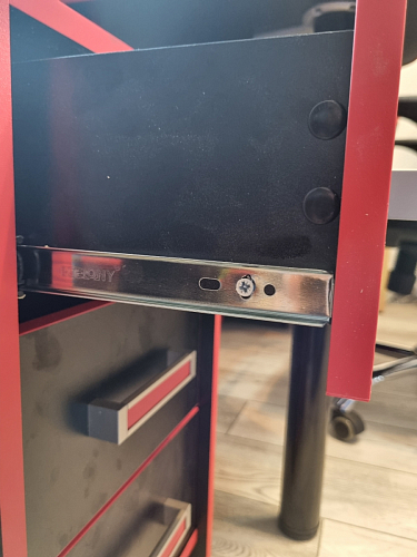 Тумба Ханна черная / красная  - Уцененный экземпляр фото покупателя 45