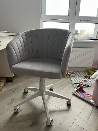 Компьютерное кресло Тибо 01 светло-коричневый / черный фото покупателя 80