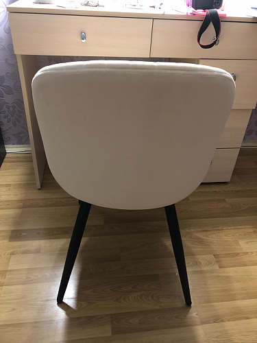 Стул на металлокаркасе Gabi green / black / silver фото покупателя 78