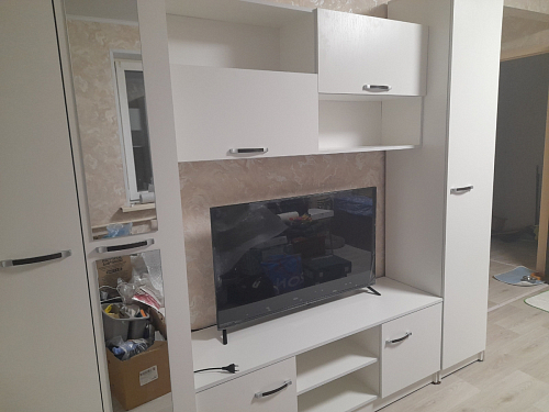 Готовая гостиная Бертелена белое дерево / белое дерево фото покупателя 9