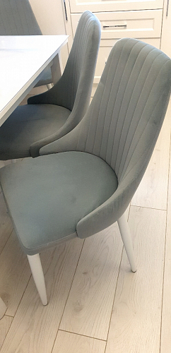 Стул на металлокаркасе Kora green / black фото покупателя 215