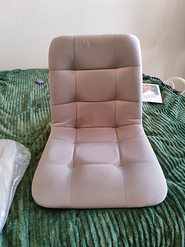 Стул на металлокаркасе Чилли К темно-серый (velutto 32) / черный фото покупателя 442