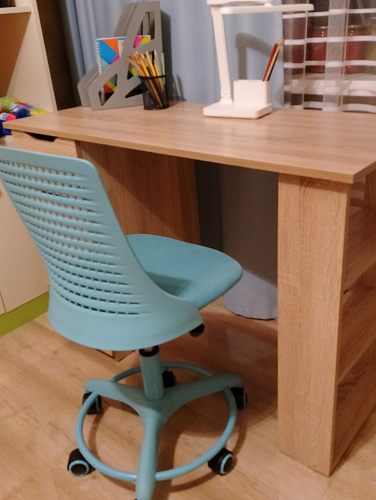 Компьютерное кресло Kiddy салатовое ткань (сетка) фото покупателя 7