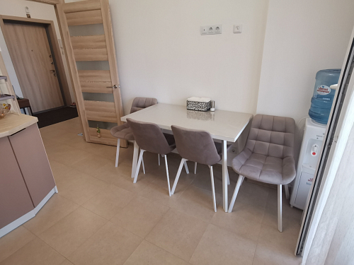 Стул на металлокаркасе Челси К крутящийся бирюзовый / черный фото покупателя 46