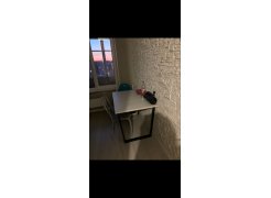 Деревянный стол Лота Лофт 120(160)х75 черный матовый / бетон светлый фото покупателя 336