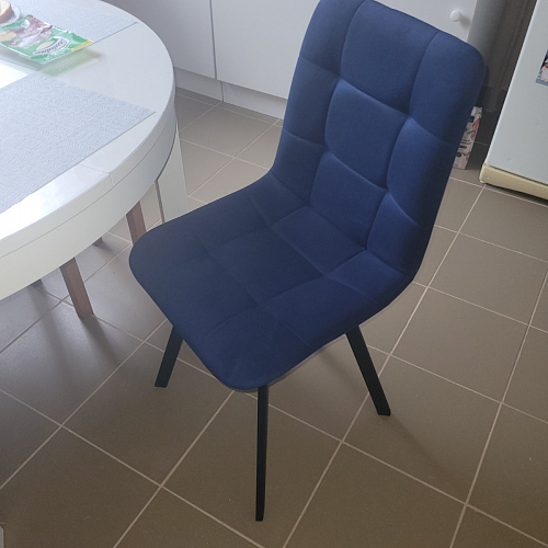 Комплект стульев Чилли 4 шт темно-серый / черный фото покупателя 390