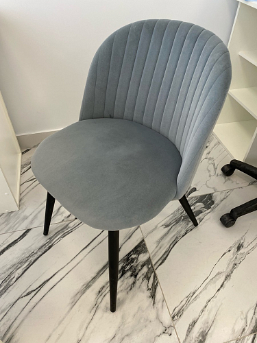 Стул на металлокаркасе Gabi green / black / silver фото покупателя 204