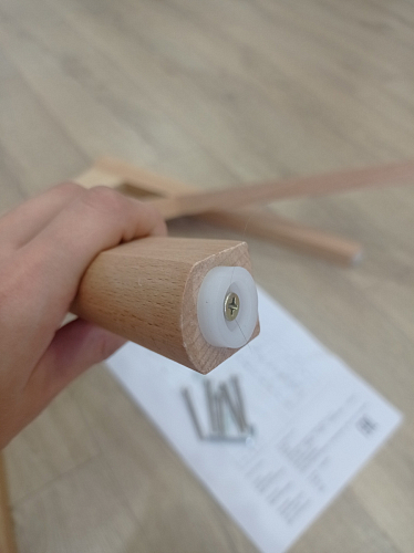 Деревянный стул Bonuss light gray / wood фото покупателя 67