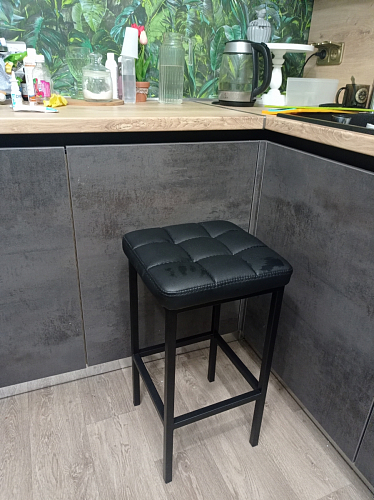 Барный стул Лофт катания минт / белый матовый фото покупателя 73