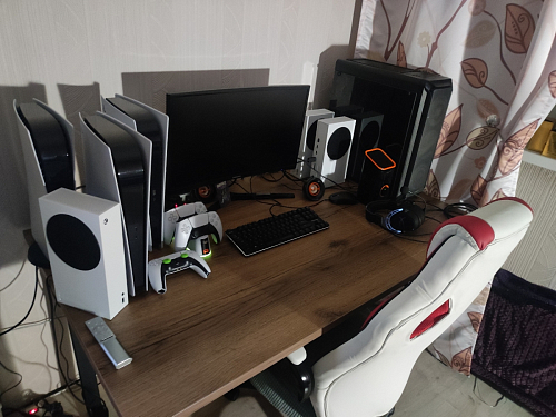 Стол раскладной Лота Лофт 120 25 мм юта / черный матовый фото покупателя 499