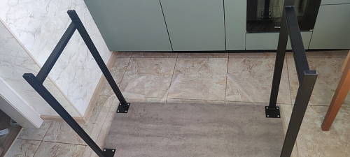 Барная стойка Дилан Лофт 120х40х98 дуб делано темный фото покупателя 66