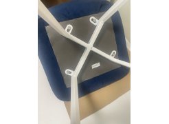 Стул на металлокаркасе Чилли синяя ткань / белый фото покупателя 104