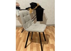 Стул на металлокаркасе Чилли розовый / черный каркас фото покупателя 523