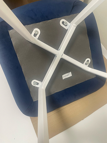 Стул на металлокаркасе Чилли зеленый / белый каркас фото покупателя 104