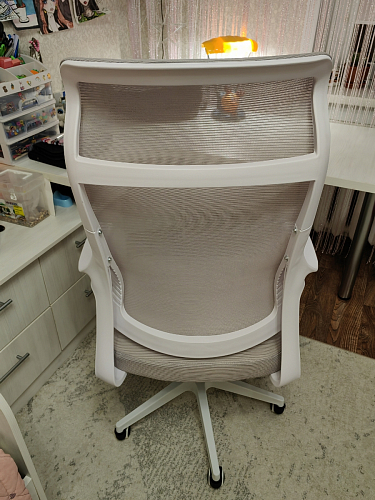 Компьютерное кресло Rino light gray / black фото покупателя 3