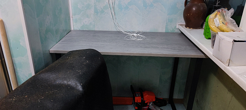 Барная стойка Дилан Лофт 120х60х110 бетон фото покупателя 152