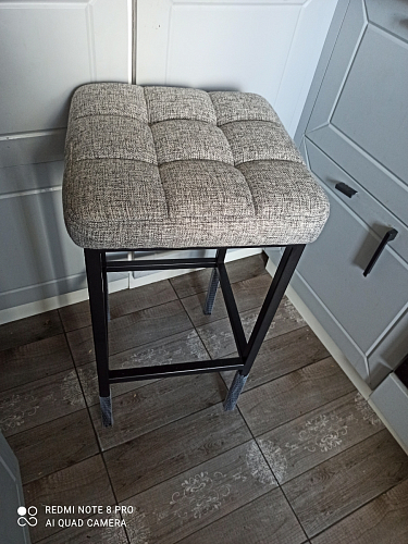 Барный стул Лофт катания минт / белый матовый фото покупателя 271