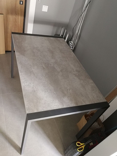 Стол Центавр бетон / графит фото покупателя 92