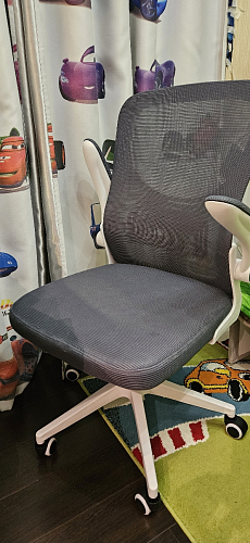 Компьютерное кресло Konfi light gray / blue / white фото покупателя 263