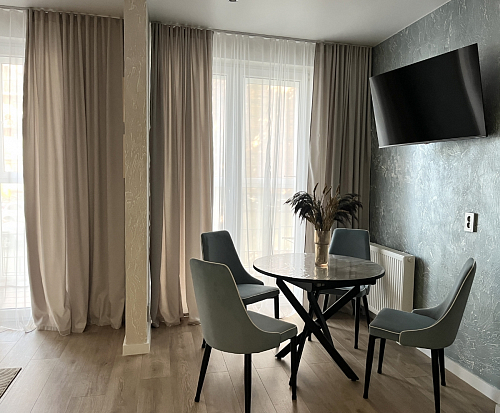 Стул на металлокаркасе Kora beige / black фото покупателя 302