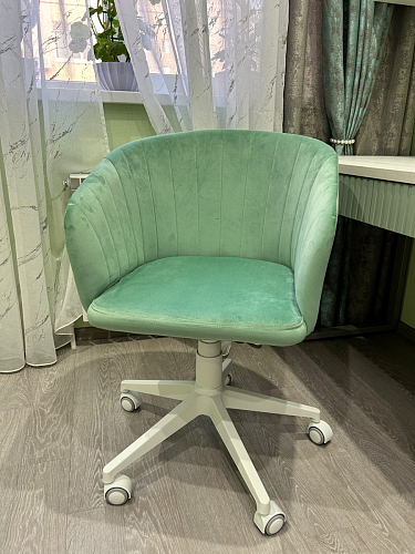 Компьютерное кресло Тибо светло-коричневый / белый фото покупателя 88