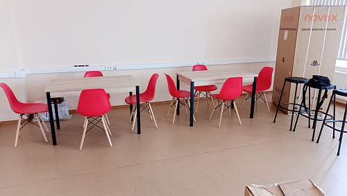 Стул Hames PC-015 белый / деревянный каркас фото покупателя 4