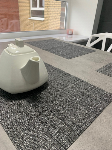 Деревянный стол Лота Лофт 140х80 черный матовый / бетон светлый фото покупателя 304