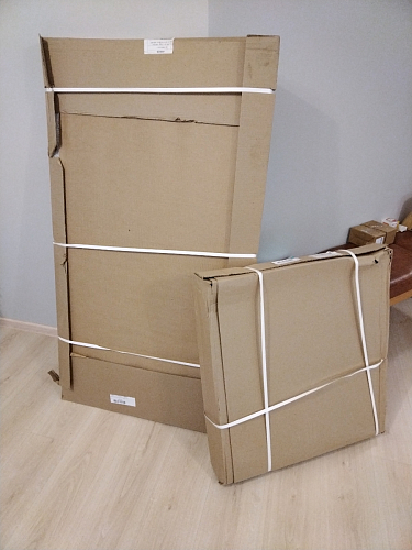 Деревянный стол Лота Лофт 140х80 черный матовый / бетон светлый фото покупателя 529