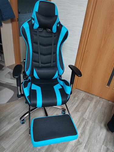 Компьютерное кресло Kano 1 light blue / black фото покупателя 103