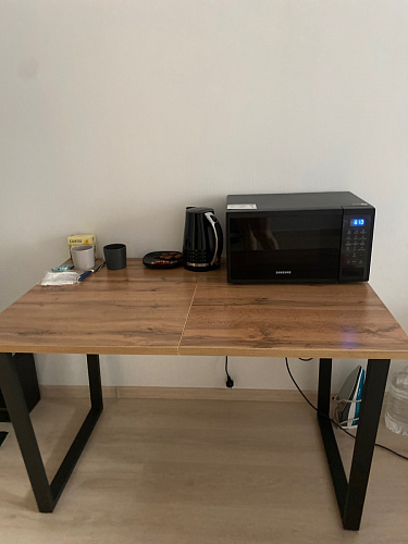 Деревянный стол Лота Лофт 140х80 черный матовый / бетон светлый фото покупателя 862