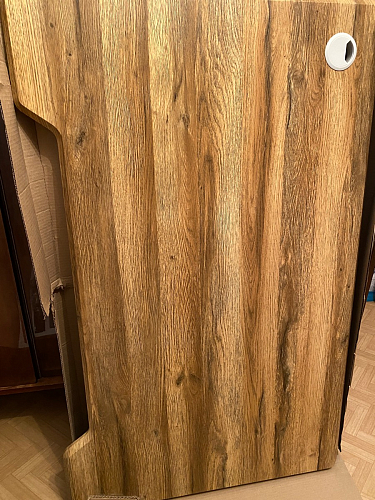 Компьютерный стол Маркос 140х80 тауп / черный фото покупателя 30