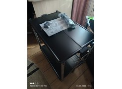 Столик сервировочный SC-5119 складной черный фото покупателя 8