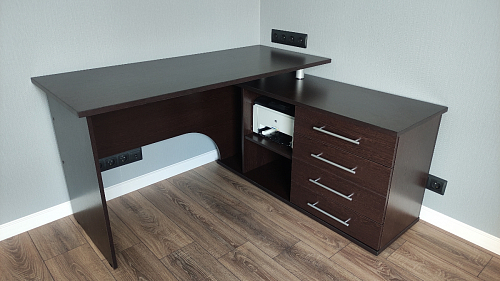 Компьютерный стол КСТ-109П правый венге фото покупателя 21