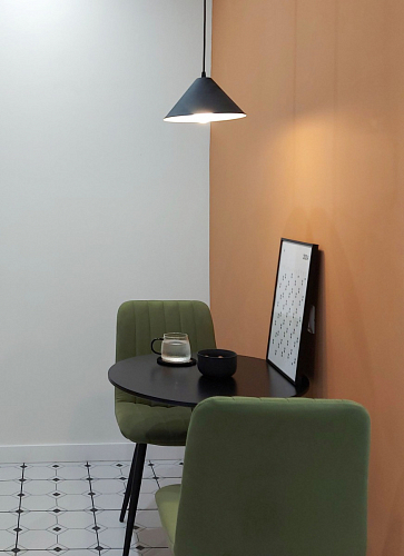 Стул на металлокаркасе Дани 01 кирпичный фото покупателя 6