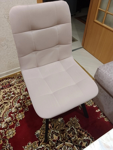 Стул на металлокаркасе Чилли черный / зеленый фото покупателя 1153