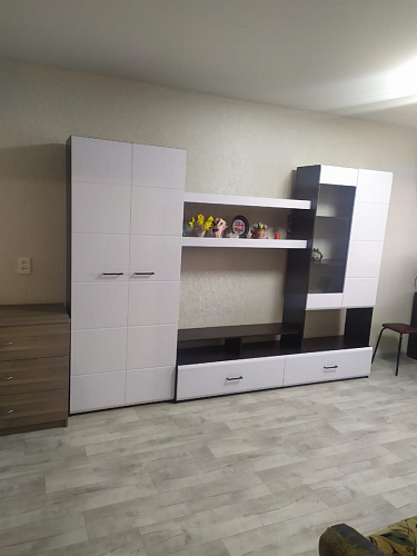 Готовая гостиная Jimenez дуб венге / белый глянец фото покупателя 102