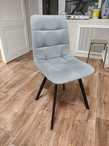 Стул на металлокаркасе Чилли синий / белый фото покупателя 1321