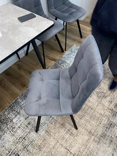 Комплект стульев Чилли 2 шт бежевый / черный фото покупателя 1321